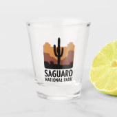 Der Saguaro Cactus Schnapsglas (Vorderseite)