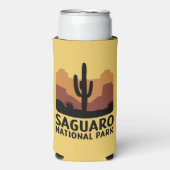 Der Saguaro Cactus Selters Dosenkühler (Seltzer Vorderseite)
