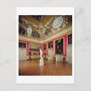 Der "Sala di Venere" (Halle der Venus) mit Postkarte