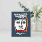 Der Salami ist eine köstliche Postkarte (Stehend Vorderseite)