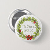 Der Salat der Grüntöne Button (Vorne & Hinten)