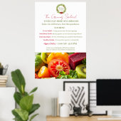 Der Salat der Grüntöne Poster (Heimbüro)