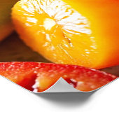 Der Salat der Grüntöne Poster (Ecke)