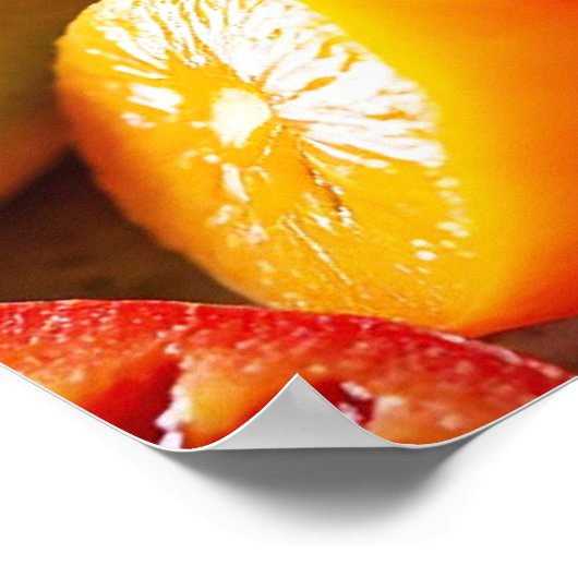 Der Salat der Grüntöne Poster (Ecke)