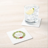 Der Salat der Grüntöne Rechteckiger Pappuntersetzer (Vor Ort)