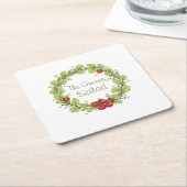 Der Salat der Grüntöne Rechteckiger Pappuntersetzer (angewinkelt)