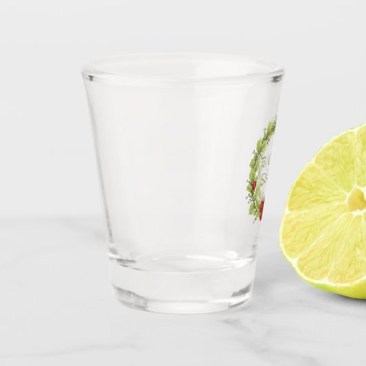 Der Salat der Grüntöne Schnapsglas (Links)