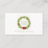 Der Salat der Grüntöne Visitenkarte (Vorderseite)