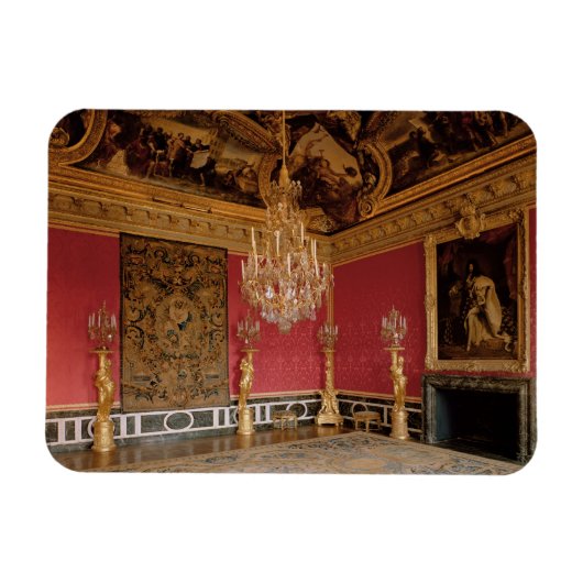 Der Salon d'Apollon (Apollo Room) mit Tapisserien Magnet (Horizontal)