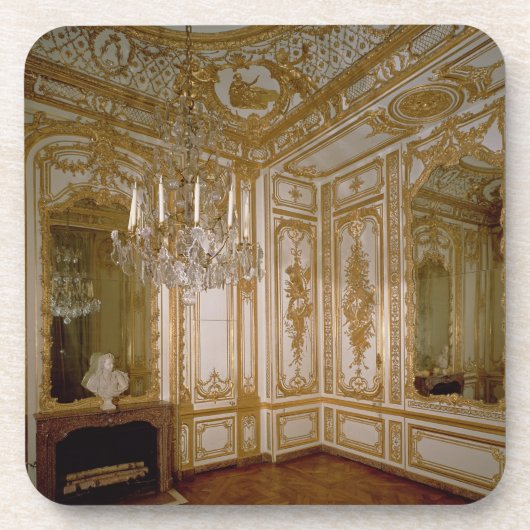 Der Salon de Musique (Musik-Raum) von Adelaide, Getränkeuntersetzer (Vorderseite)