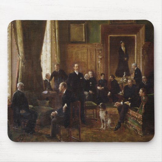 Der Salon der Gräfin Potocka, 1887 Mousepad (Vorne)