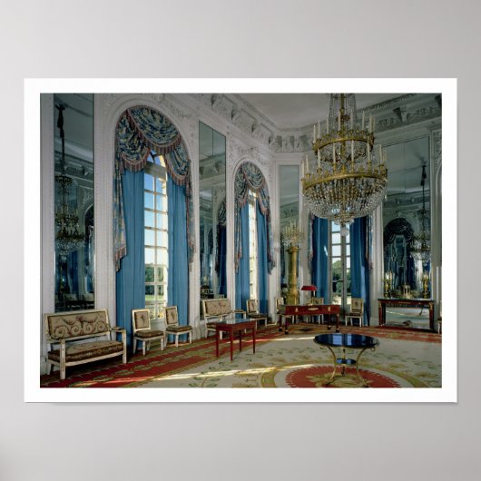 Der Salon des Glaces (Spiegelsaal) im Poster (Vorne)