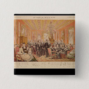 Der Salon von Victor Hugo Button