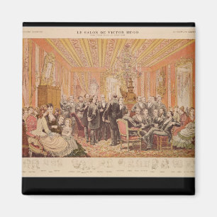 Der Salon von Victor Hugo Magnet