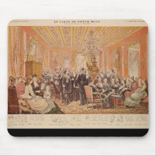 Der Salon von Victor Hugo Mousepad