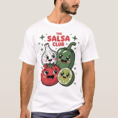 Der Salsa Club Funny Veggies T-Shirt (Vorderseite)