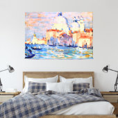 Der Salut, Venedig, gesteppte Leinwände Leinwanddruck (Insitu (Schlafzimmer))