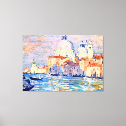 Der Salut, Venedig, gesteppte Leinwände Leinwanddruck (Vorderseite)