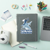 Der Salzwassercowboy Aufkleber (iPad Hülle)