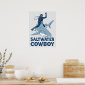 Der Salzwassercowboy Poster (Küche)
