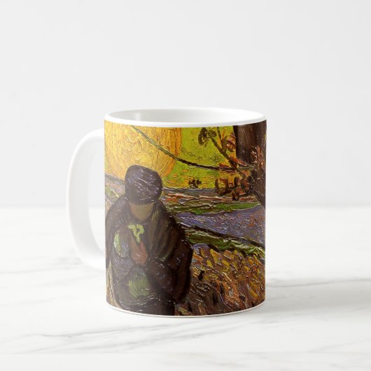 Der Sämann von Vincent van Gogh Kaffeetasse (Vorderseite Links)