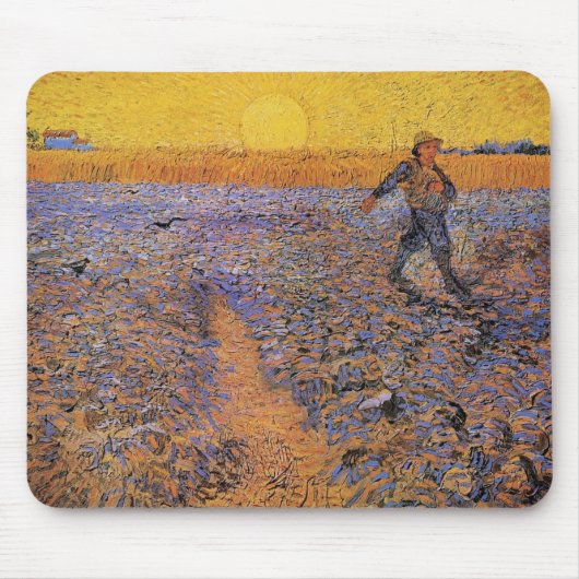 Der Sämann von Vincent van Gogh Mousepad (Vorne)