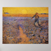 Der Sämann von Vincent van Gogh Poster (Vorne)