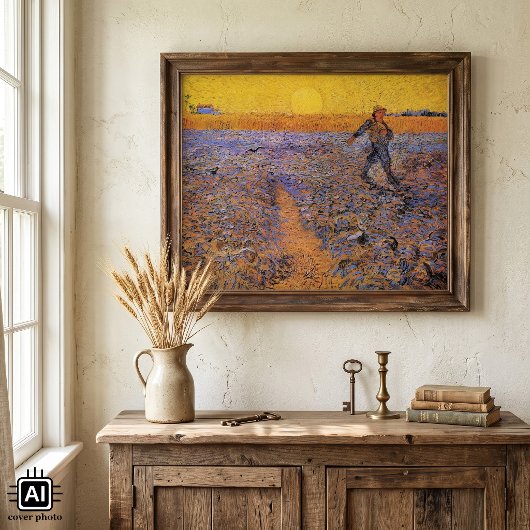 Der Sämann von Vincent van Gogh Poster
