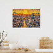 Der Sämann von Vincent van Gogh Poster (Küche)