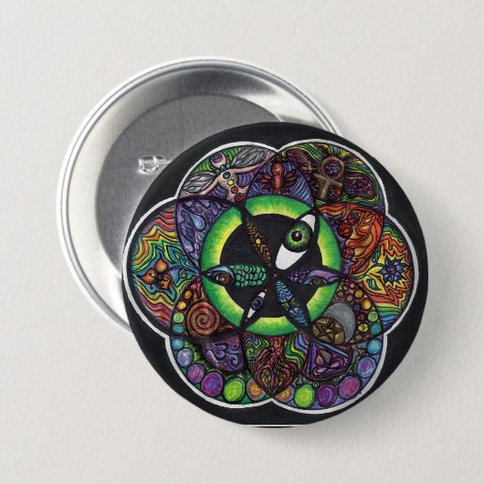 Der Samen Button (Vorne & Hinten)