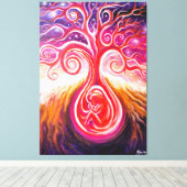 Der Samen des Lebens Leinwanddruck (Insitu (Holzboden))