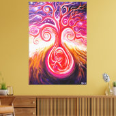 Der Samen des Lebens Leinwanddruck (Insitu (Wohnzimmer))