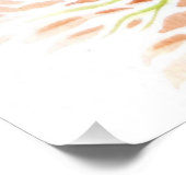 Der Samen von Leinwand des Lebensplakats Fotodruck (Ecke)