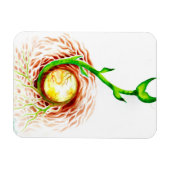 Der Samen von Poster-Leinwand auf der Postkarte Magnet (Horizontal)