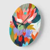 Der Samtgarten Große Wanduhr (Winkel)