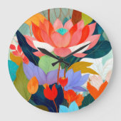 Der Samtgarten Große Wanduhr (Vorderseite)