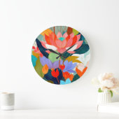 Der Samtgarten Große Wanduhr (Zuhause)