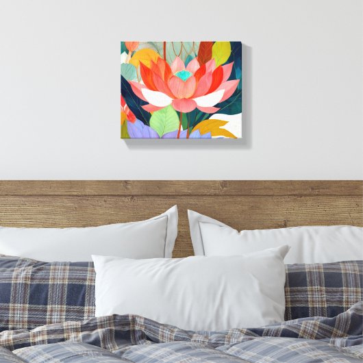 Der Samtgarten Leinwanddruck (Insitu (Schlafzimmer))