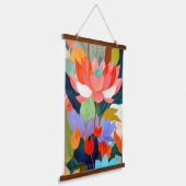 Der Samtgarten Wandteppich Mit Holzrahmen (Gewinkelt)