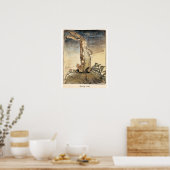 Der Samtkaninchen , Frühling Poster (Küche)
