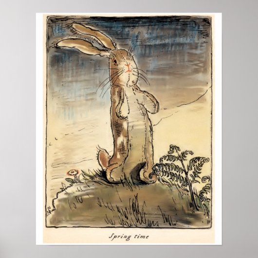 Der Samtkaninchen , Frühling Poster (Vorne)
