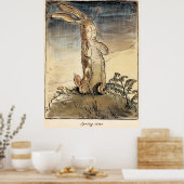 Der Samtkaninchen , Frühling Poster (Küche)