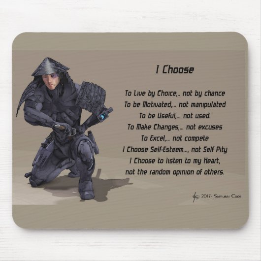 Der Samurai-Code MousePad (Vorne)