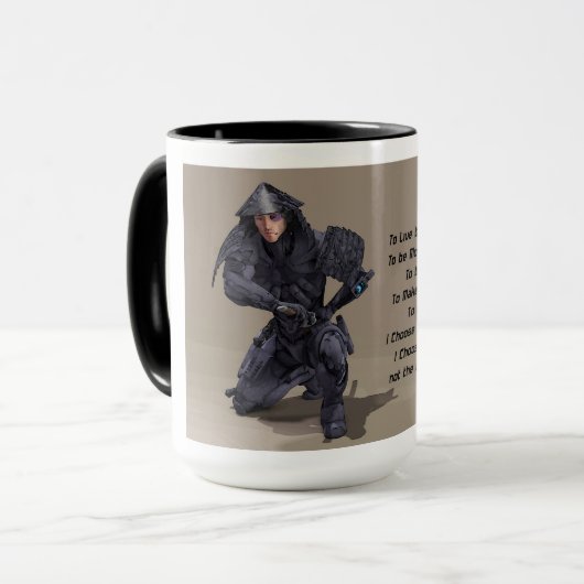 Der Samurai-Code Tasse (Vorderseite Links)