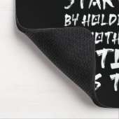 Der Samurai gibt vor, selbst wenn er klug verhunge Mousepad (Ecke)