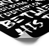 Der Samurai gibt vor, selbst wenn er klug verhunge Poster (Ecke)