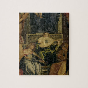 Der San Giobbe Altarpiece, Detail von Engel playin Puzzle
