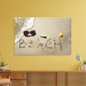 Der Sand des Strandes Leinwanddruck (Insitu (Wohnzimmer))