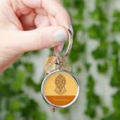 Der Sandal des Propheten (Orange) Schlüsselanhänger (Hand)