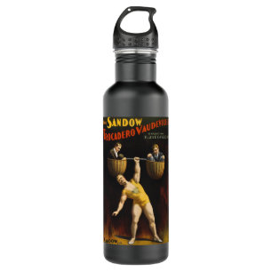 Der Sandow Eugen Sandow Vaudeville-Gewichtheber Edelstahlflasche